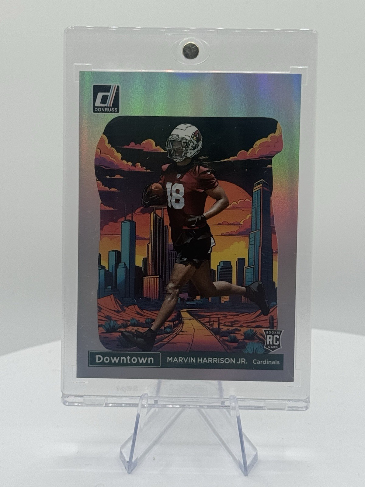 Marvin Harrison Jr Downtown RC 2024 Donruss Case Hit Cardinals Rookie