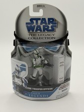 New Star Wars Legacy Collection Saga Legends Clone Trooper Officer Green SL12