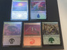 MAGIC Gathering LORWYN ECLIPSED unplayed mint FOIL LAND SET plains swamp etc