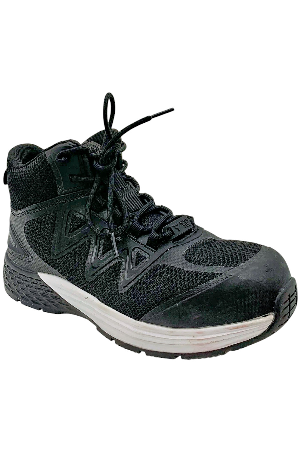 Bates Women's Rush Mid Work Ankle Boots Black
