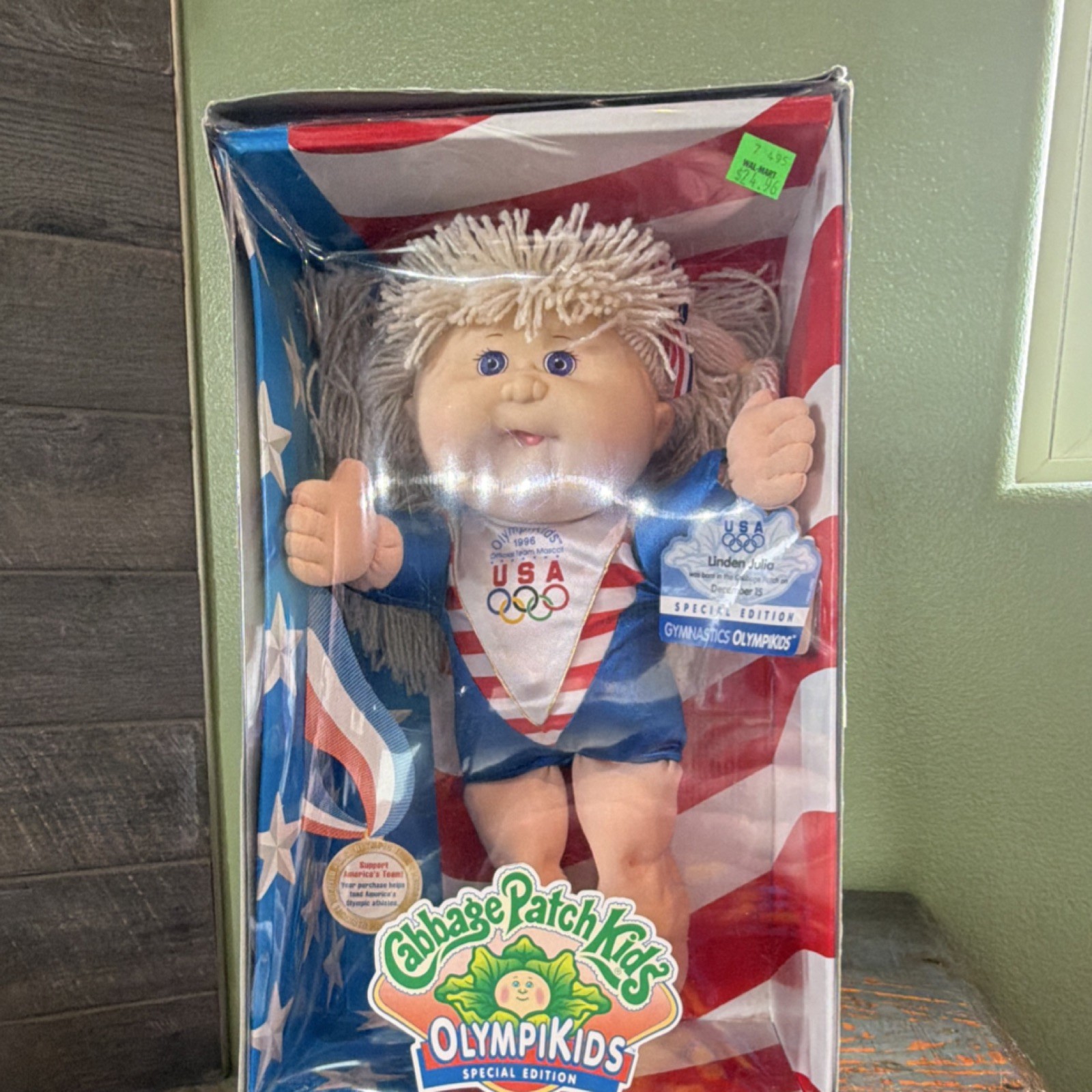 Cabbage Patch Kids Olympikids Special Edition Doll Blonde Bl