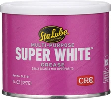 Sta-Lube Super White Multi-Purpose Lithium Grease SL3151-14 14 Oz, Container