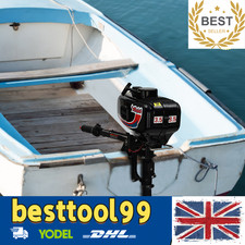 2 Stroke 3.5HP Outboard Motor Fishing Boat Dinghy Engine CDI Water Cooled system