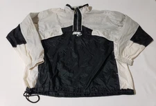 Bike Windbreaker 1/4 Zip Jacket Multicolor Men's Large Nylon Pocket bike wear