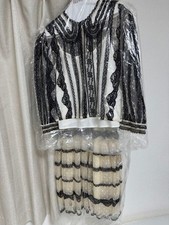 Red Valentino Lace Blouse Skirt Set