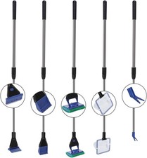 Nobleza Kit Strumenti Pulizia Acquario 5 in 1 Estensibile Multiuso 