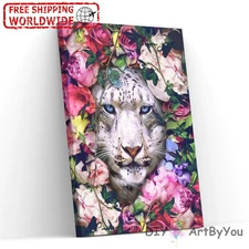 Paint By Numbers Canvas Art Draw Artist Painting Oil Kit Home Decor Animal Adult