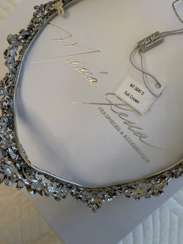 Tocado CORONA COMPLETA MARIA ELENA Foto 4 de 4