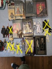 Star wars black series loose boxed. Items com...