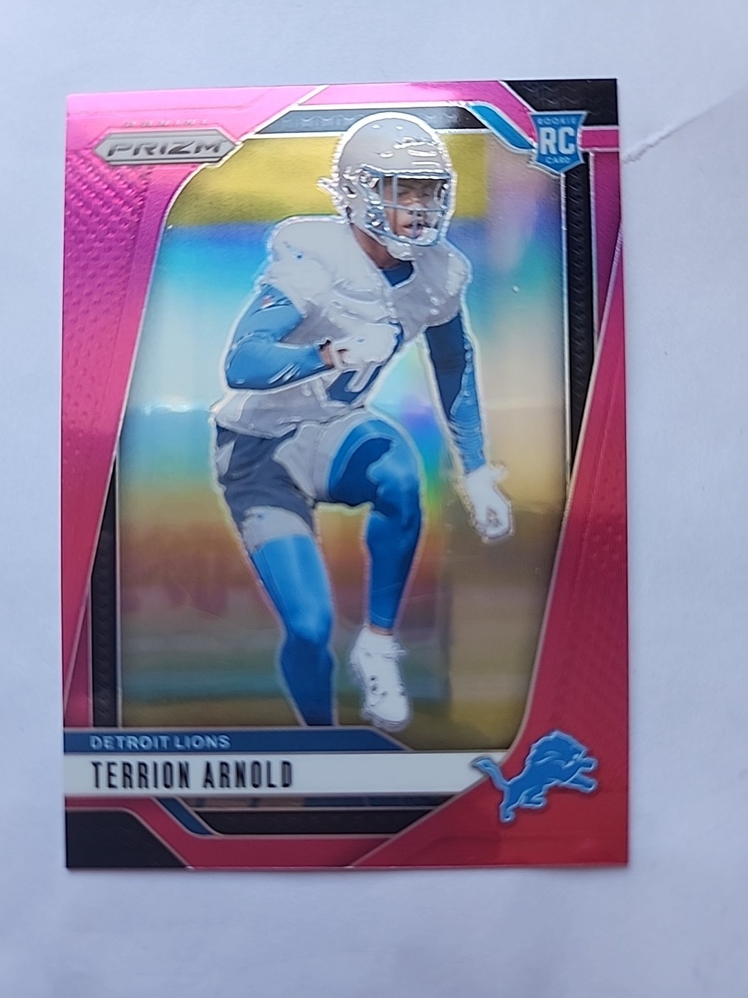 2024 Panini Prizm - Rookies Terrion Arnold #389 Pink Prizm (RC)