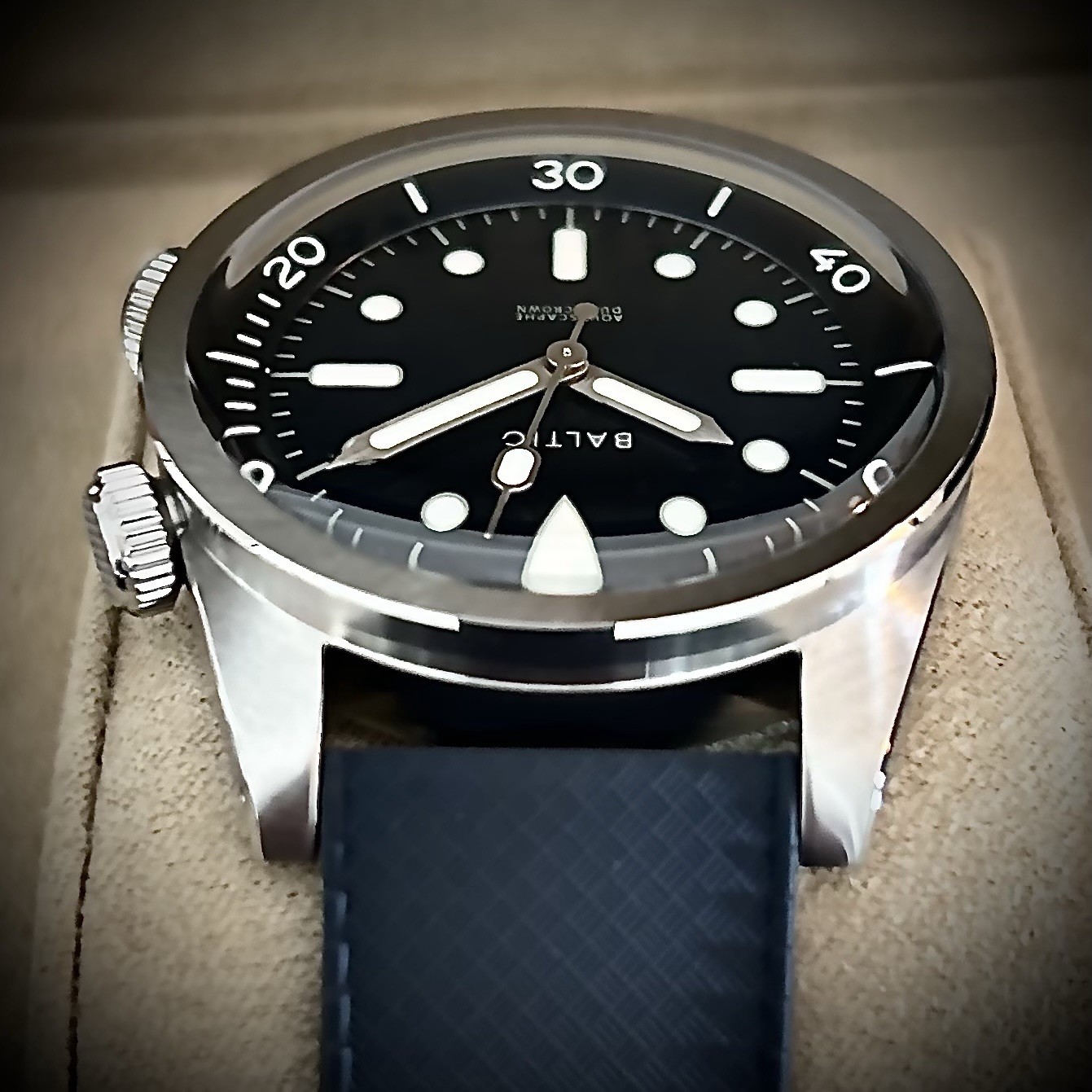 Baltic Aquascaphe Dual-Crown Blue | FULL KIT + 2 OEM Bracelets | US Seller image 3