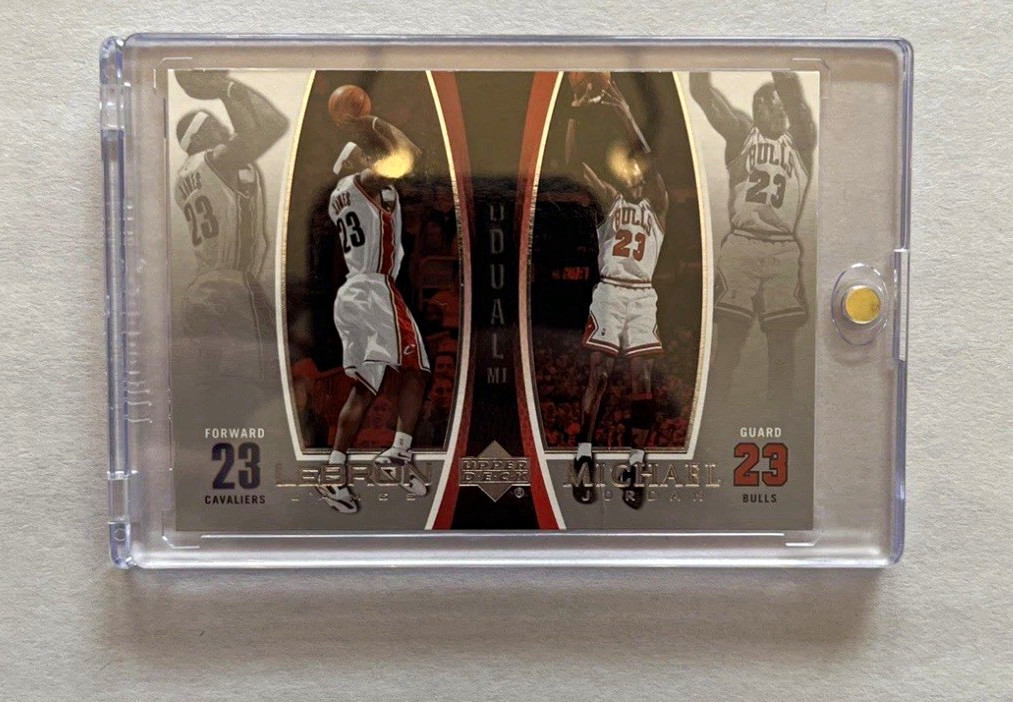 Upper Deck 2005-06 Dual MJ LeBron James Michael Jordan #LJMJ7 Base Set *Read*