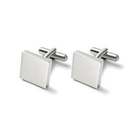 Monomania 61050 ManschettenknöPfe Herren Quadratisch Edelstahl