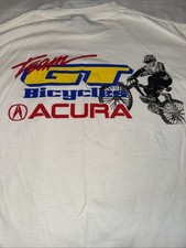 Vintage Team GT Bicycles Made In USA 100% Preshrunk Cotton BMX Tee 90s Size L