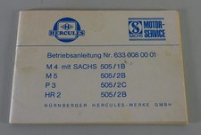 Betriebsanleitung / Handbuch Hercules Mofa M4 / M5 / P3 / HR2 Stand ab 09/1976