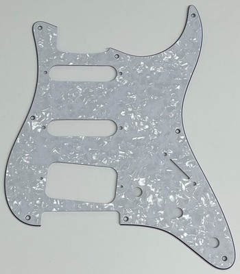 For Fit Fender 57 Stratocaster 8 Screw HSS Style Guitar Pickguard White Pearl