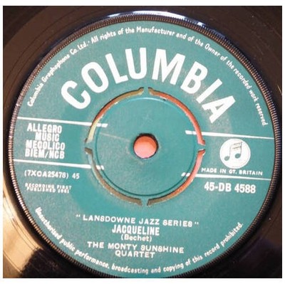 The Monty Sunshine Quartet - Jacqueline (VINYL)