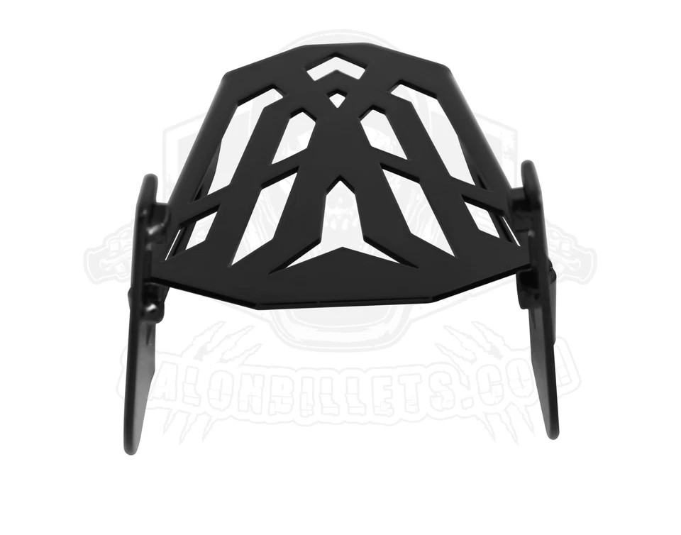 Bagageiro traseiro personalizado compatível com Yamaha 12" Raider SCL encosto de montagem fixa Blackkk - Imagem 4 de 4