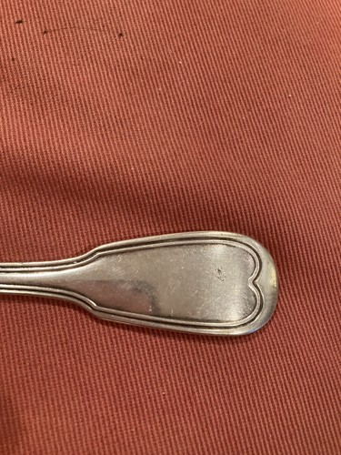 Christofle Chinon Large Dinner Table Fork Antique French Silverplate 21cm, 8.25” - Picture 5 of 7