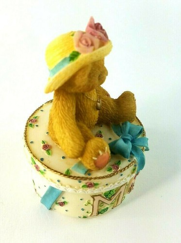 2001 Cherished Teddies MOM Covered Box #306614A With Original Packaging ENESCO - Picture 8 of 11