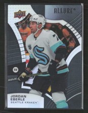 2021-22 Upper Deck Allure #67 Jordan Eberle Black Rainbow Seattle Kraken (T)