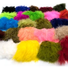 WOOLLY BUGGER MARABOU - Hareline Fly Tying & Jig Feathers - 23 Colors Available!