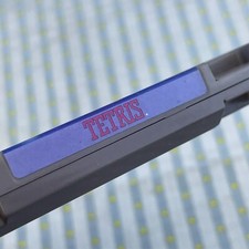 Nintendo Tetris NES Cartridge Manual and Protective Sleeve TESTED