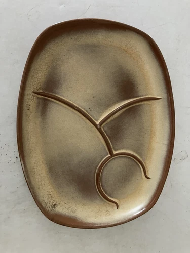 Vintage Frankoma Brown  Serving Platter