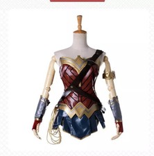 Wonder Woman Diana Prince Female Adult Dress Cosplay Party Costume Full Sets