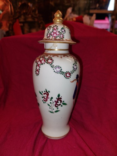 Pot En Porcelaine De La Compagnie Des Indes Chine Decor Ecusson 18ème A Restaure - Photo 4/12