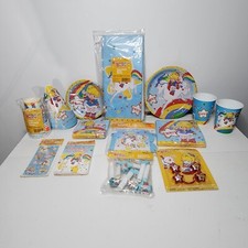 NEW RAINBOW BRITE Hallmark Party Express HUGE set plates cups napkins more RARE