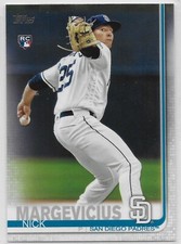  2019 Topps Update #US249 Nick Margevicius RC San Diego Padres