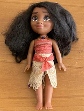 Disney Moana Doll Singing & Light Up Necklace Works 14”
