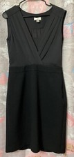 Ann Taylor LOFT Women's Black Sleeveless A-Line Dress Size 8