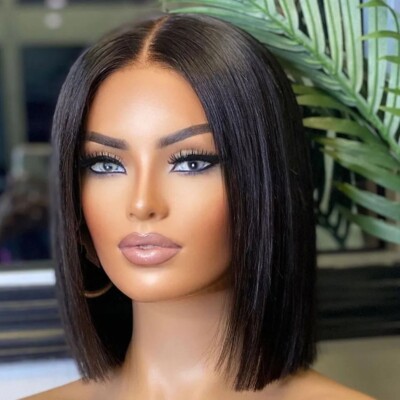 Bob Wig 13x4 Lace Front Wigs Human Hair Pre Plucked Glueless  display picture 2