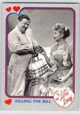 FILLING THE BILL #16 I Love Lucy Pacific Trading Card Lucille Ball B109