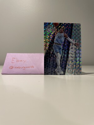 2020-21 Mosaic Ja Morant Silver Mosaic Prizm Elevate #13 Memphis Grizzlies