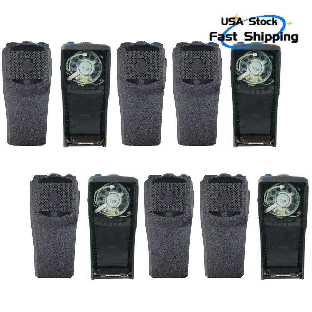 10x Front Housing Case Cover With Speaker + Knobs for EP450 Radios