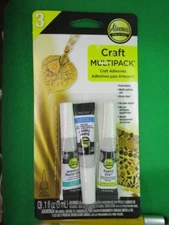 Aleene's Craft Multipack #38636 Jewely & Metal Glue, Super Fabric & Rapid Dry