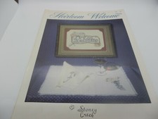HEIRLOOM WELCOME - STONEY CREEK COUNTED CROSS STITCH BOOK NEW