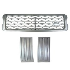 SVO Front Grille Gloss Silver Vogue Fits Range Rover L405 2013-17 Autobiography