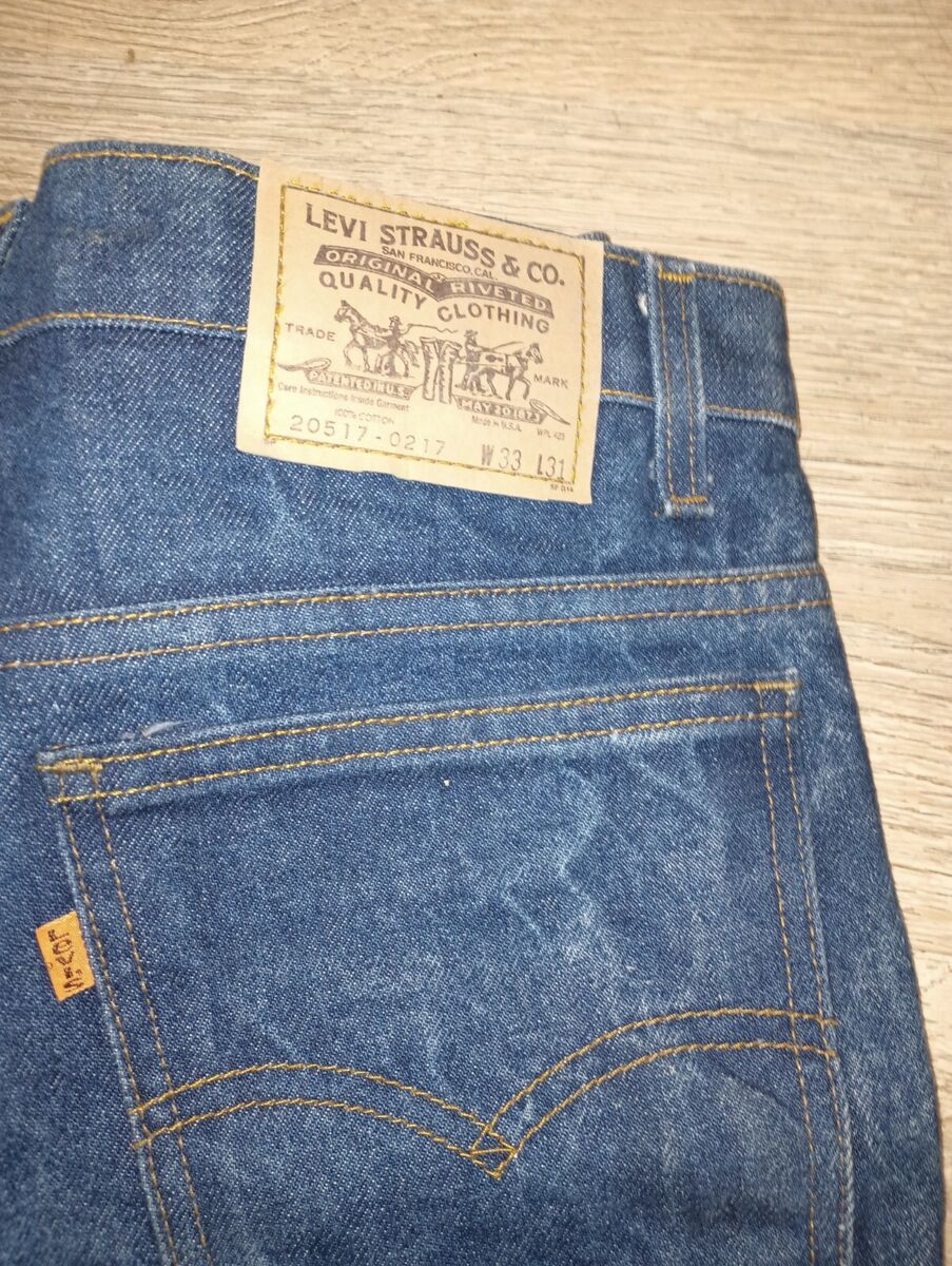 Vintage Levi's 517 (20517-0217) Orange Tab Boot Jeans size Vintage Levi's 517 (20517-0217) Orange Tab Boot Jeans size