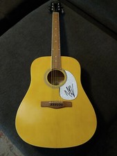 Jordan Davis SIGNED AUTOGRAPHED FULL SIZE ACOUSTIC GUITAR JSA COA buy dirt vinyl