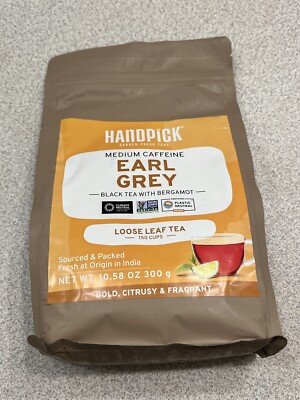 Handpick Garden Fresh Teas, Earl Grey, Loose Leaf Tea, 300g, 10.58 Oz Bergamot