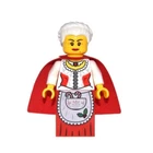 New LEGO Mrs. Claus w/ Cape, From Set 10245 Santa's Workshop (Christmas Holiday)