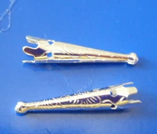 Two Silver Color Bolo 1 Inch Tips Tips 33mm