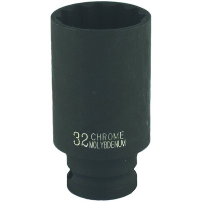 32 mm tief 1/2 Zoll Dr Schlagschrauber Nabe Mutter Buchse 12pt Audi-BMW-Cit-Fiat-Ford-GM-Merc-VAG