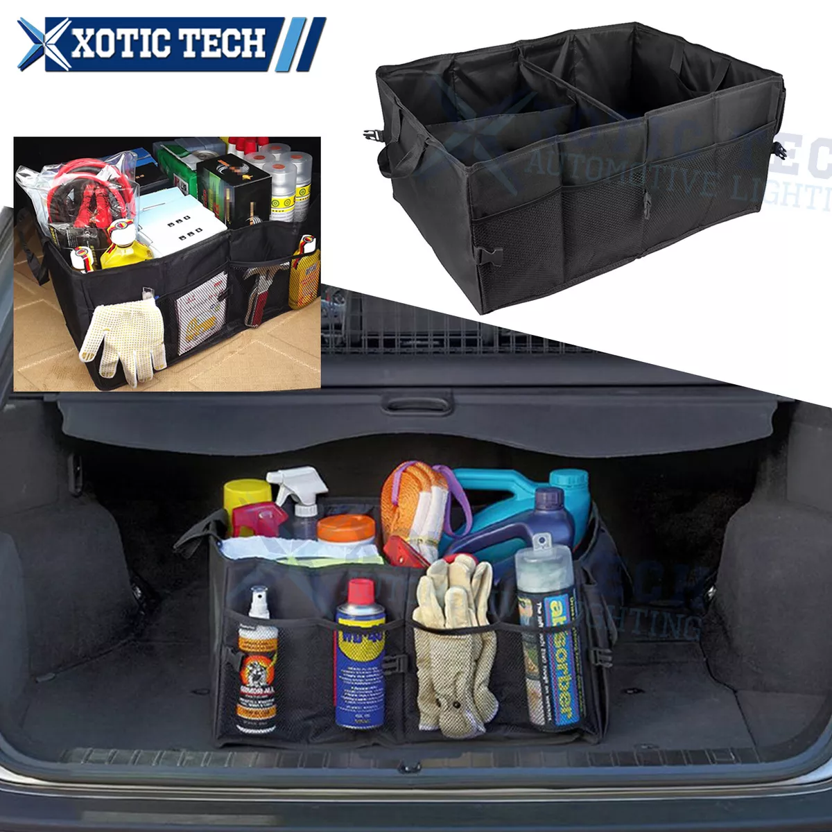 Car Trunk Organizer Cargo Suv Truck Storage for Groceries Folding  Collapsible