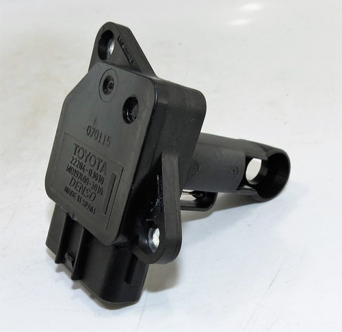 22204-0J010 Toyota Avensis Corolla Yaris Genuine Denso Mass Air Flow Sensor - Picture 5 of 8