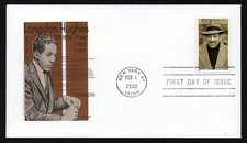 USA, SCOTT # 3557, ARTMASTER FDC COVER - LANGSTON HUGHES, WRITER and POET 2002